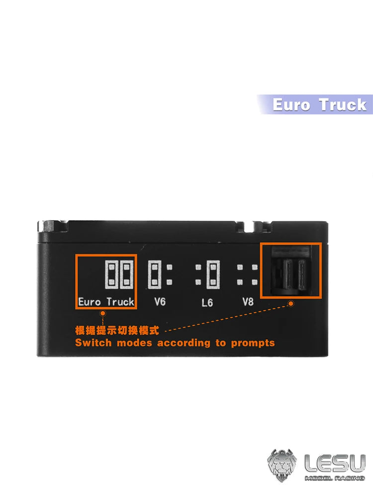 LESU Integrated Light Group Sound Group Assembly CNC Shell for 1/14 Tamiya Rc Truck DIY EL-007