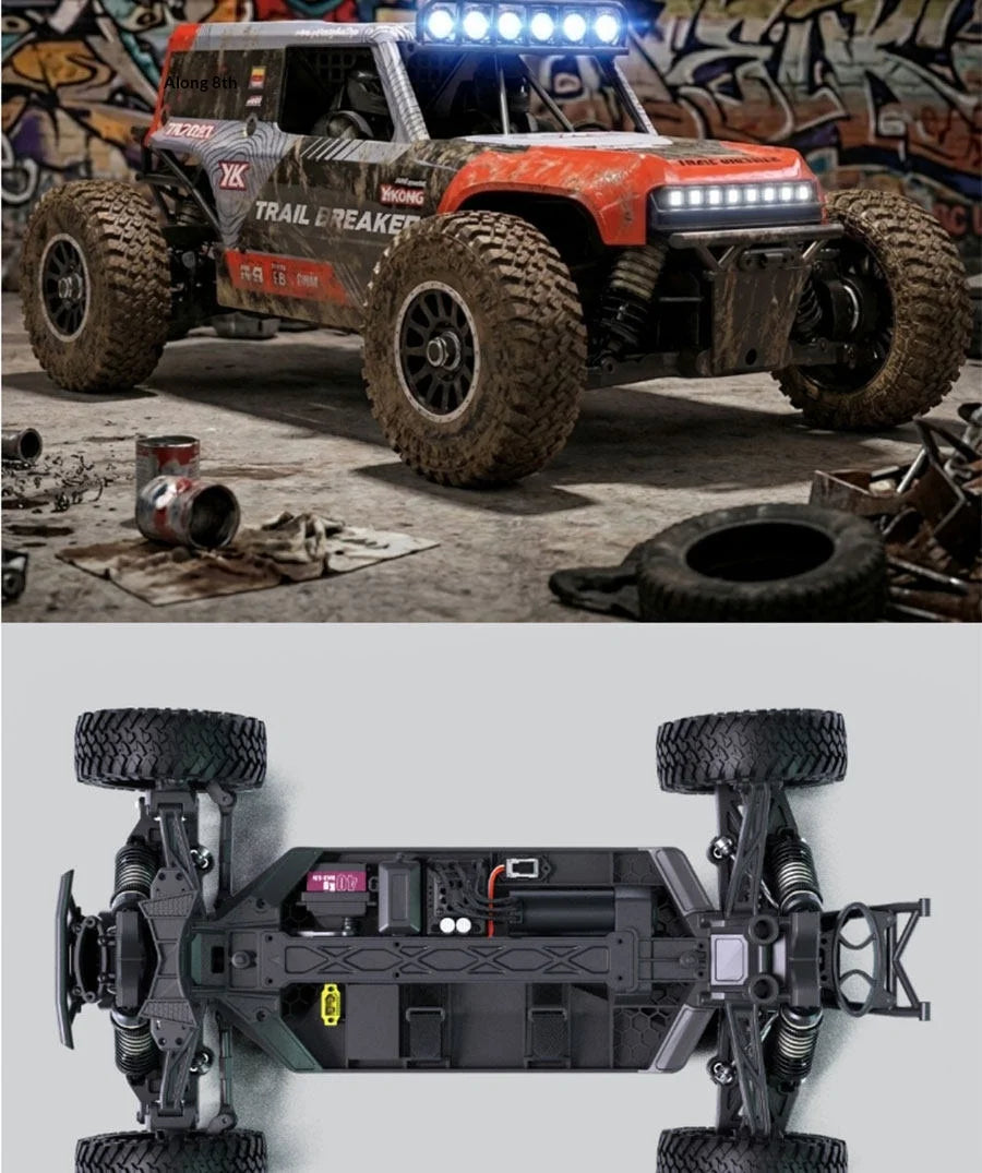 YK 7081 TB8 1/8  4WD Brushless Rc Desert Truck RTR
