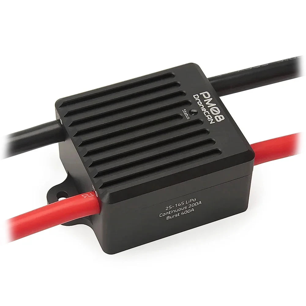 Holybro DroneCAN PM08-CAN Power Module 2-14S 200A Dual Step Down UBEC Output With 2x Independent 5V Out For RC FPV Drone