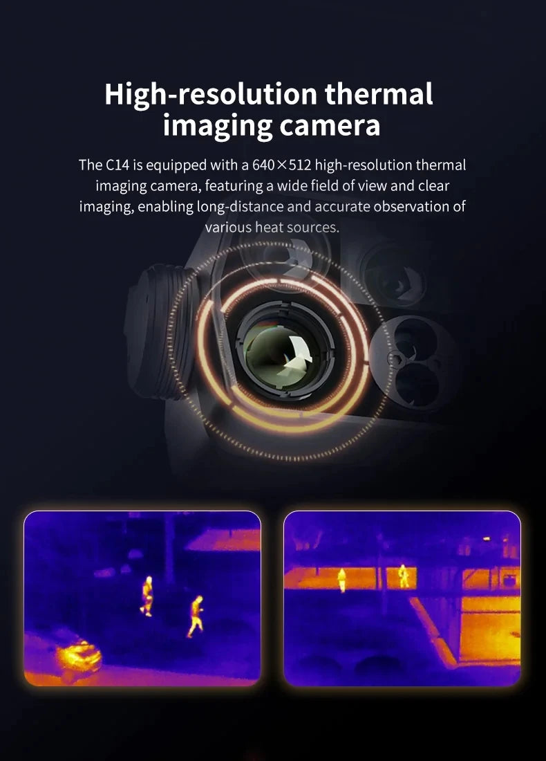 Skydroid C14 High-resolution Thermal Imaging Camera with Laser Ranging and Three-axis Stabilization