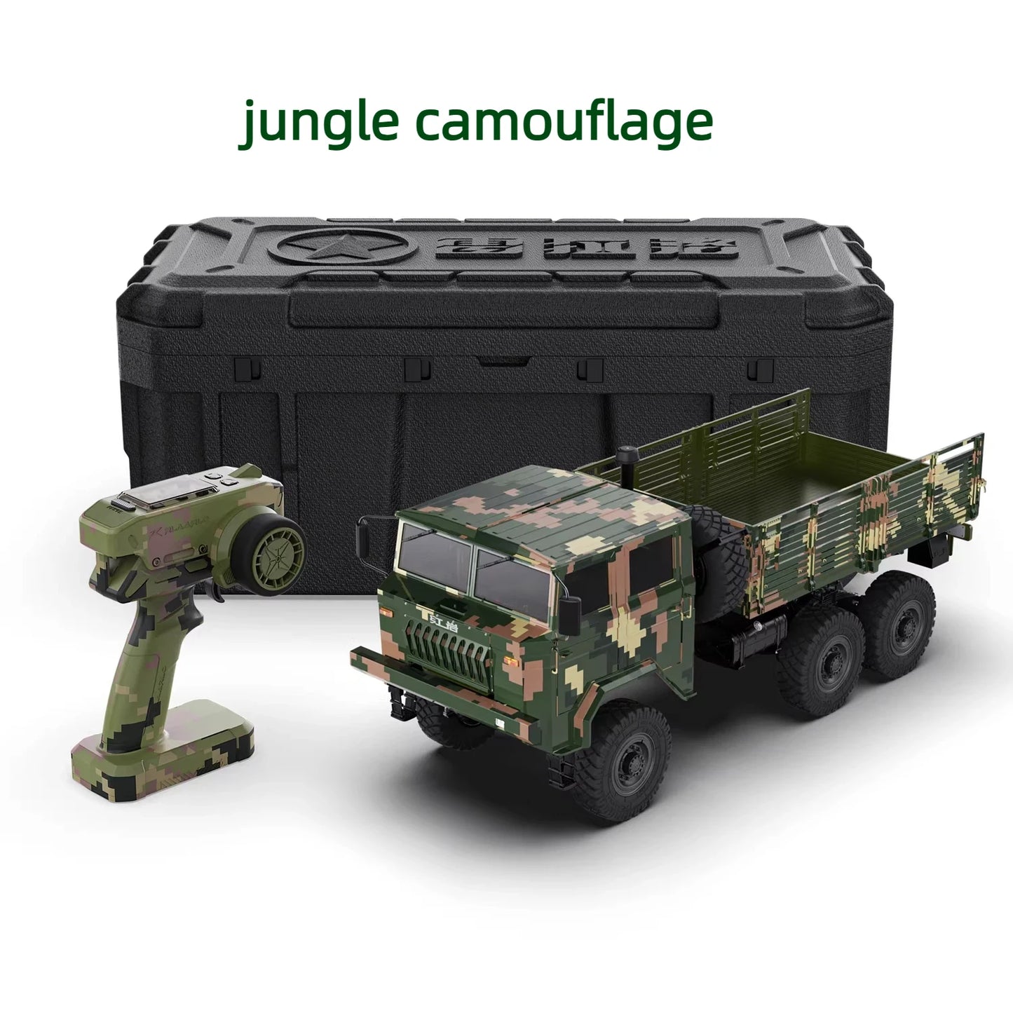 RLAARLO CQ261 1/10 6x6 RC BRUSHLESS Military Truck RTR