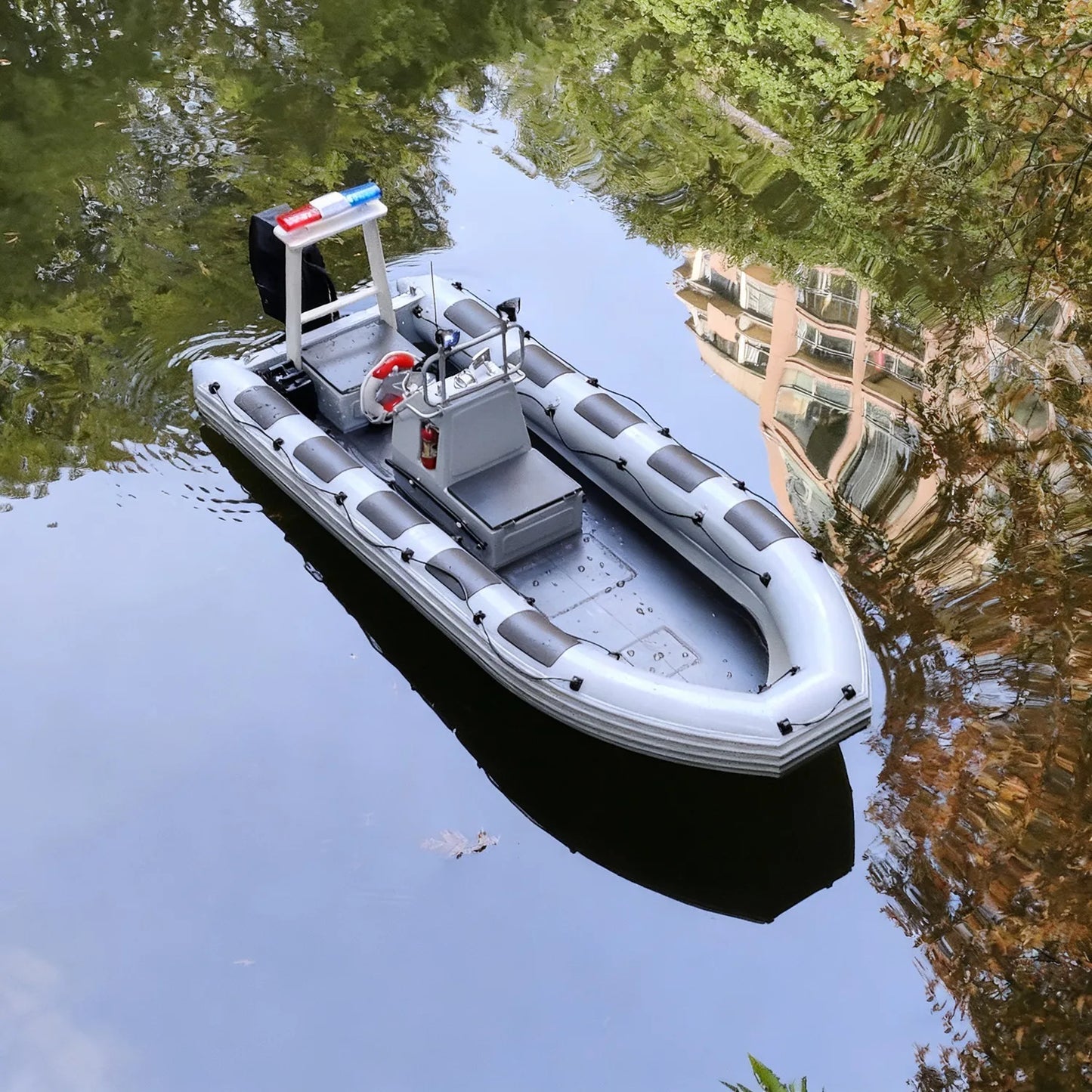 1/9 3D PRINT 86cm Remote Controlled Inflatable Boat with Light RTR