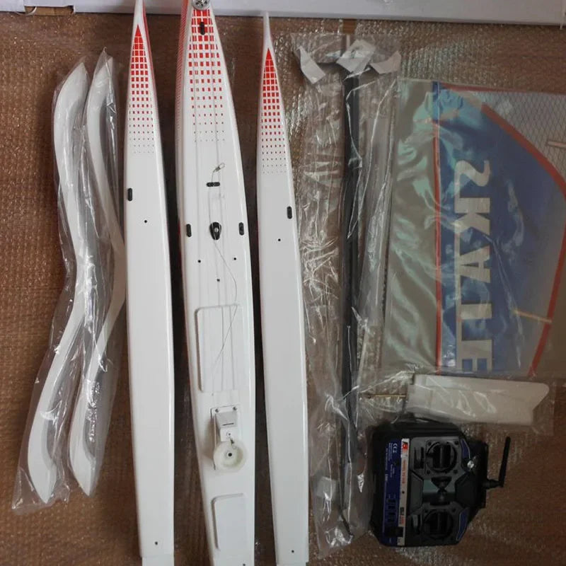 Remote Control Sailing SKATE1000 Fiberglass Hull Yacht  RTR