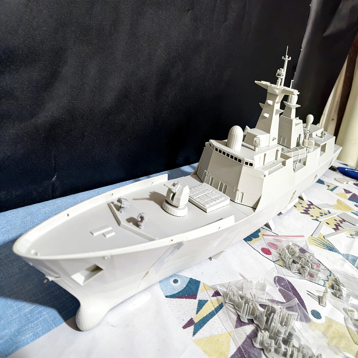 1/150 054A 3D Printed PLA  Assembly Model Boat Kit 90cm