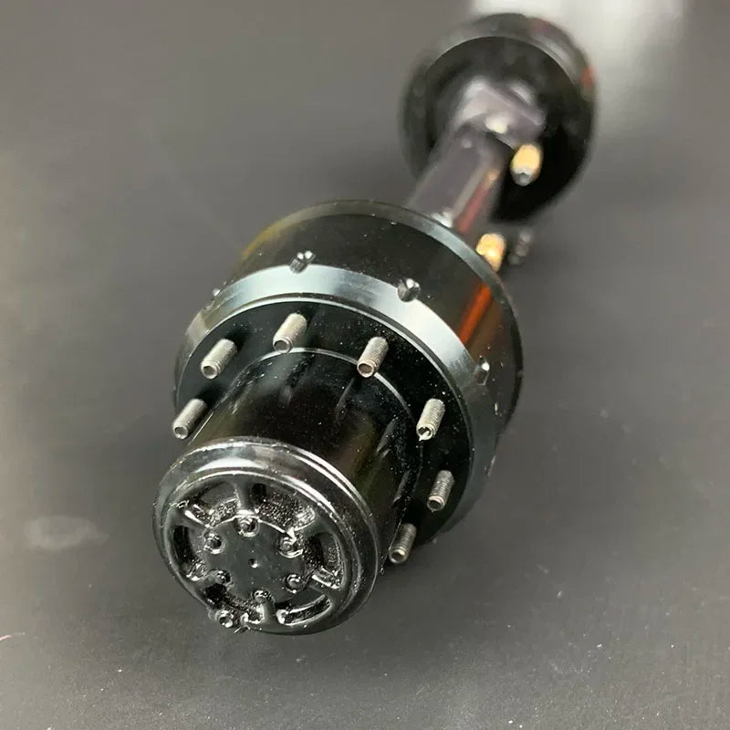LXYRC 1/14 Metal Bearing Axle with Brake Function for Tamiya RC Truck