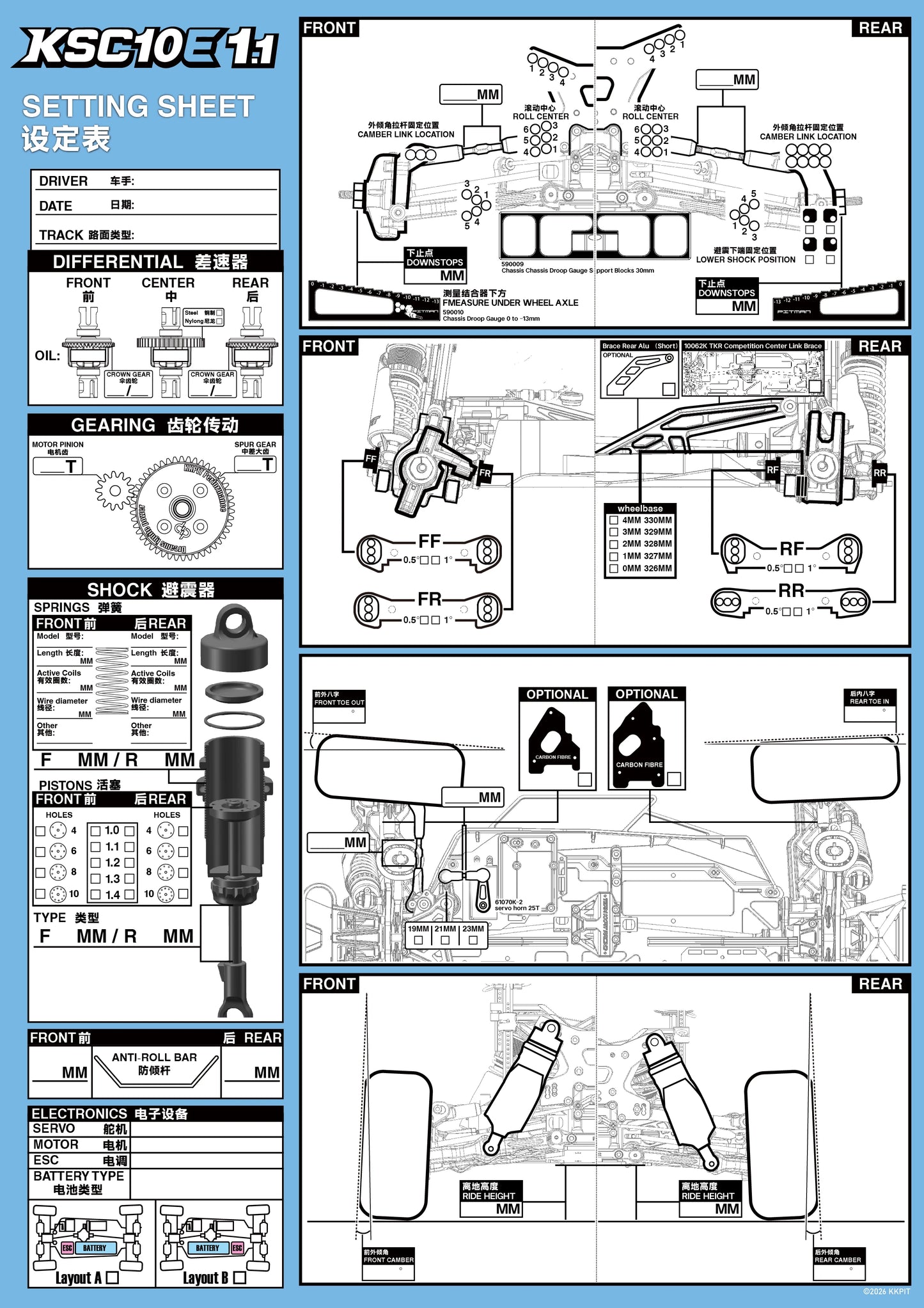 KKPIT-KONE  TKR KSC10E 1.1 Conversion Kit for KONE Chassis-10076K/10077K