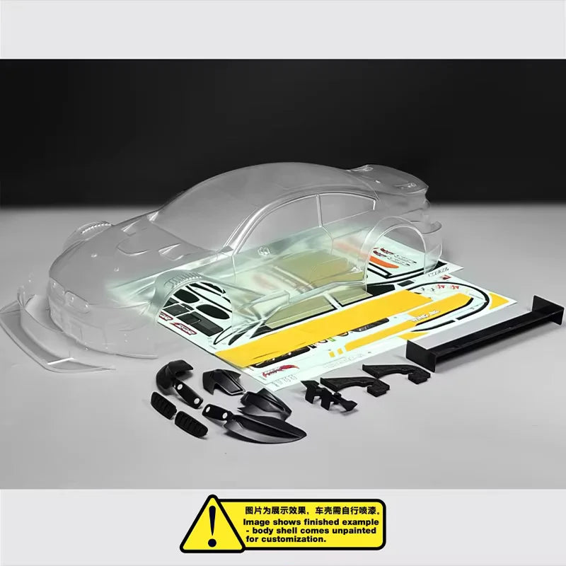 KKPIT 1/8 RC Car ZQR Racing Scarlet Skyblade Pre-Cut PC 1.5  Shell 71027 71030