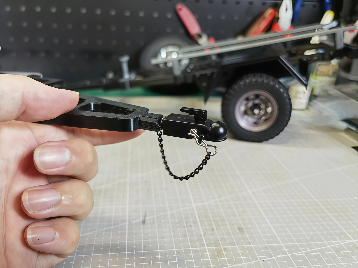 3D Printed Plastic Trailer for 1/10 rc Crawler Car
