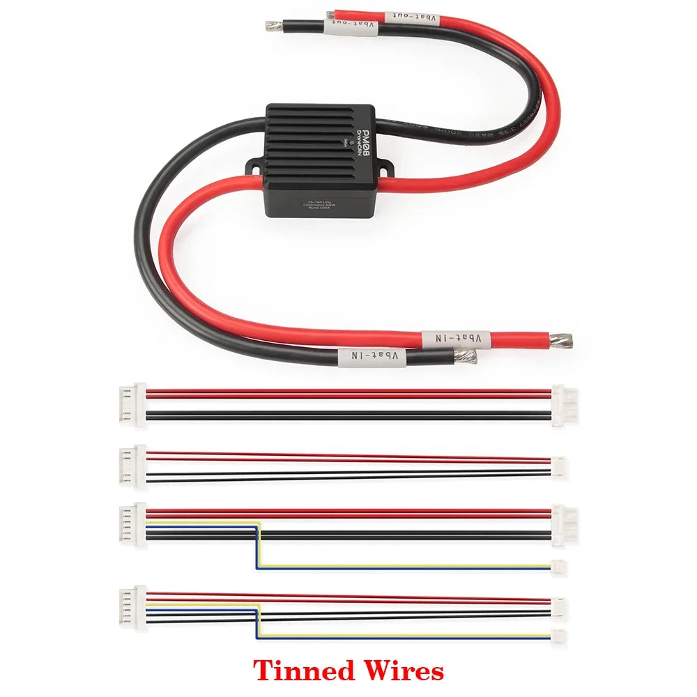 Holybro DroneCAN PM08-CAN Power Module 2-14S 200A Dual Step Down UBEC Output With 2x Independent 5V Out For RC FPV Drone