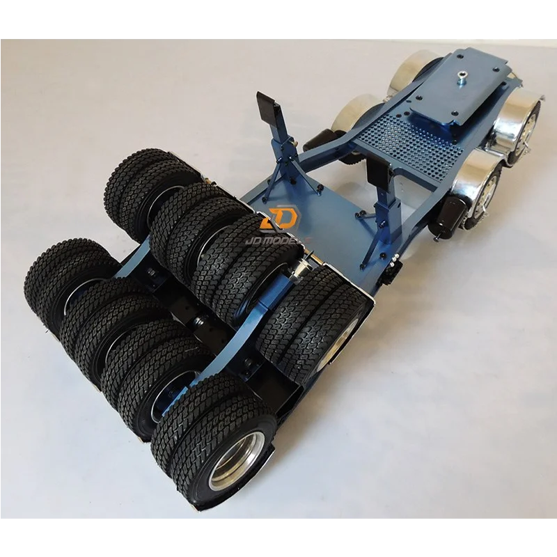 JDMODEL JDM-9D RC Towing Tire 75mm Narrow Tire Towing Carriage 1/14 for  Tamiya Rc Truck Trailer 32pcs