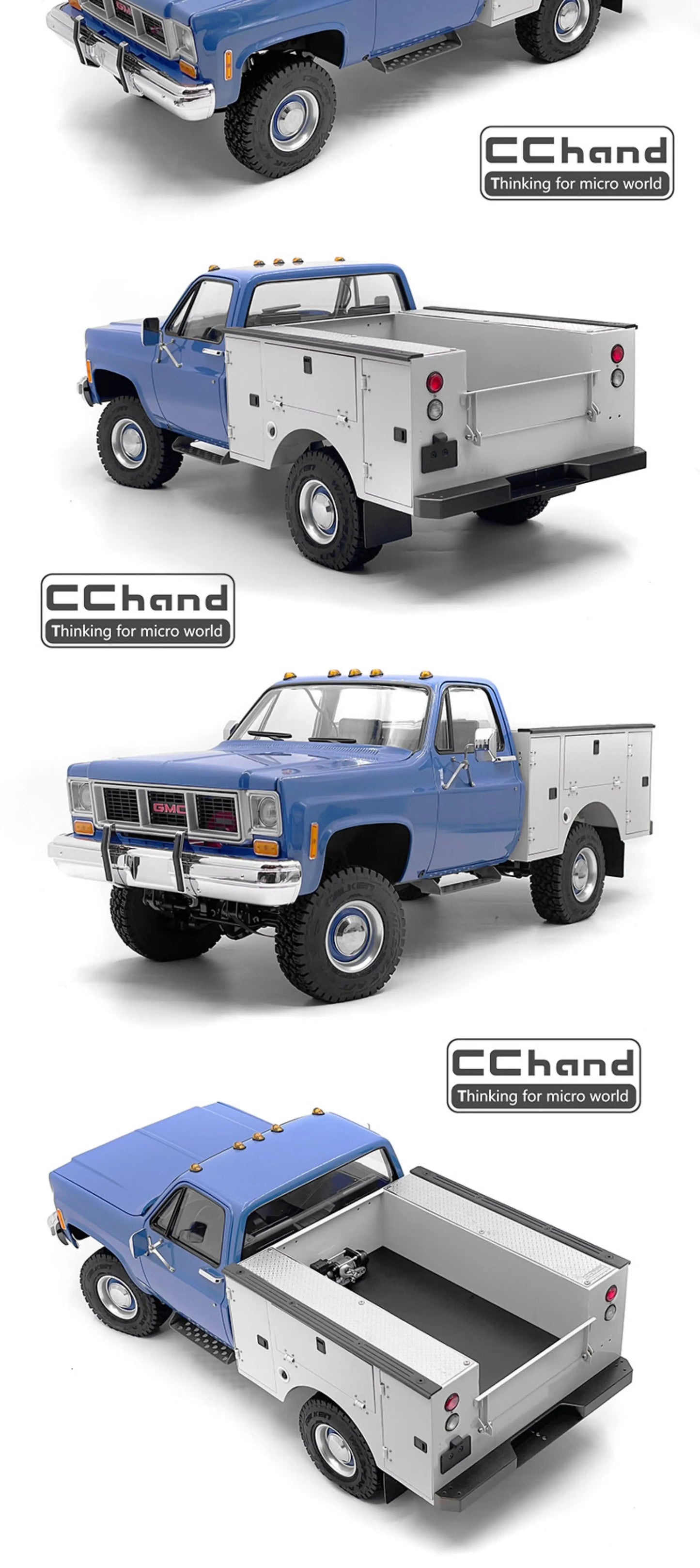 Metal Rear Bed /Rear Trailer for CChand RC4WD Chevrolet K10 SCOTTSDALE RC CAR