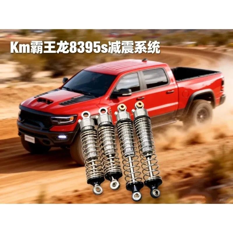 Bm Metal Hydraulic Shock Absorbers for KM 1/8 RAM 1500 Rc Car Op 8395s