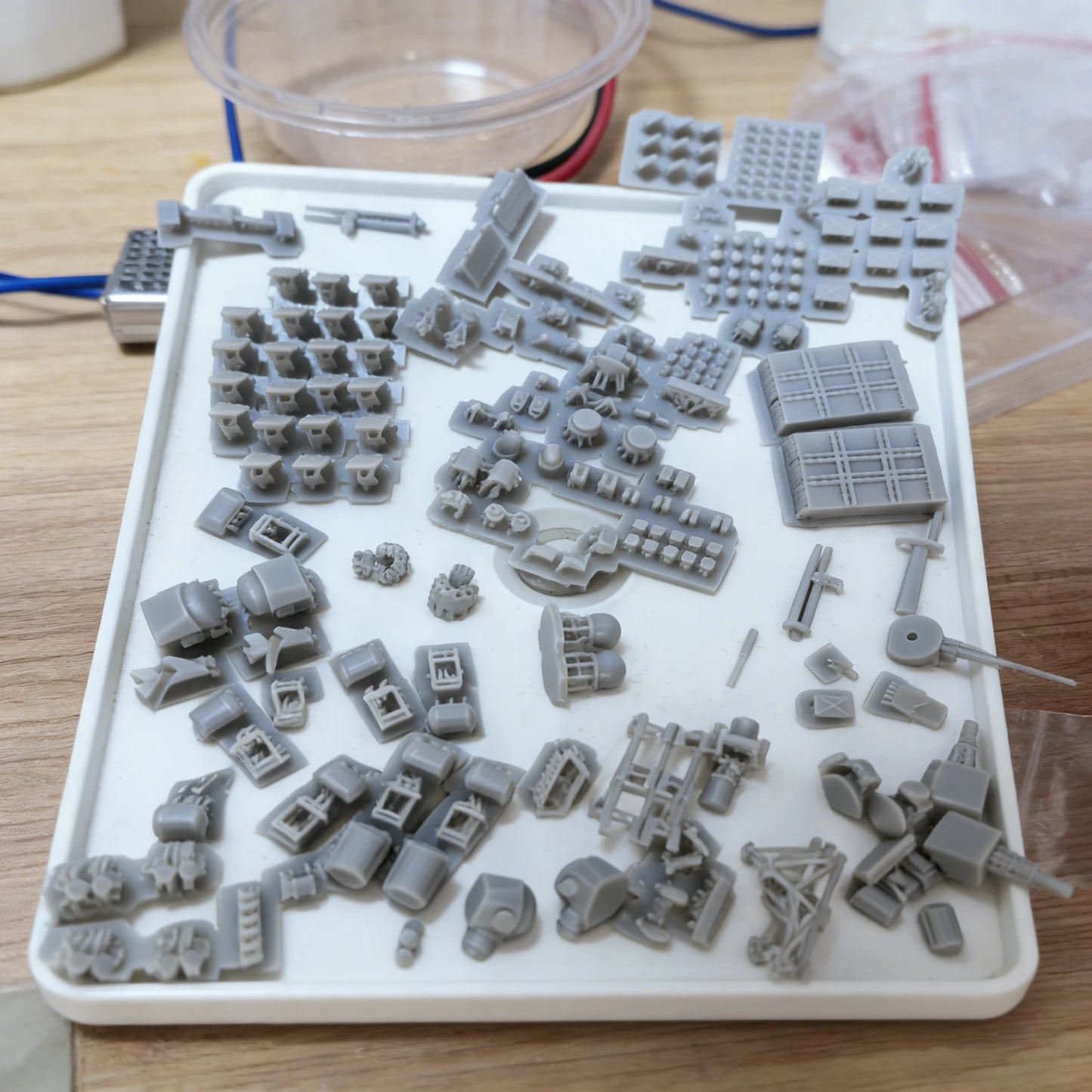 1/150 054A 3D Printed PLA  Assembly Model Boat Kit 90cm