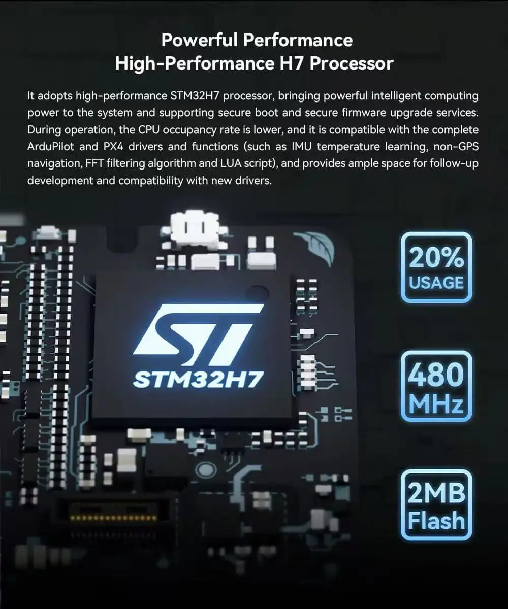 CUAV X25 EVO Autopilot Flight Controller with STM32H7 Processor Triple IMU for Multirotor Fixed Wing UGV USV