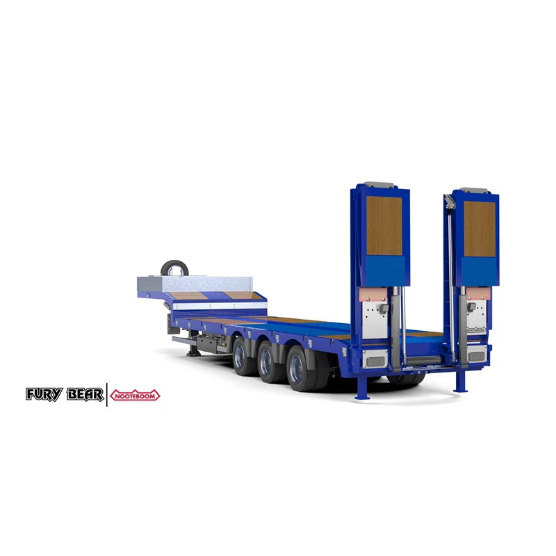 FURY BEAR Nooxion 1/14 OSDS 48-03 Series Engineering 3-axle Trailer Model