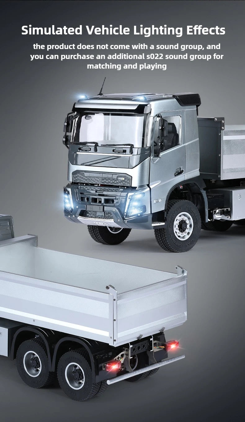 Double E E015 RC Truck 1/14 FMX RC Dump Truck RTR