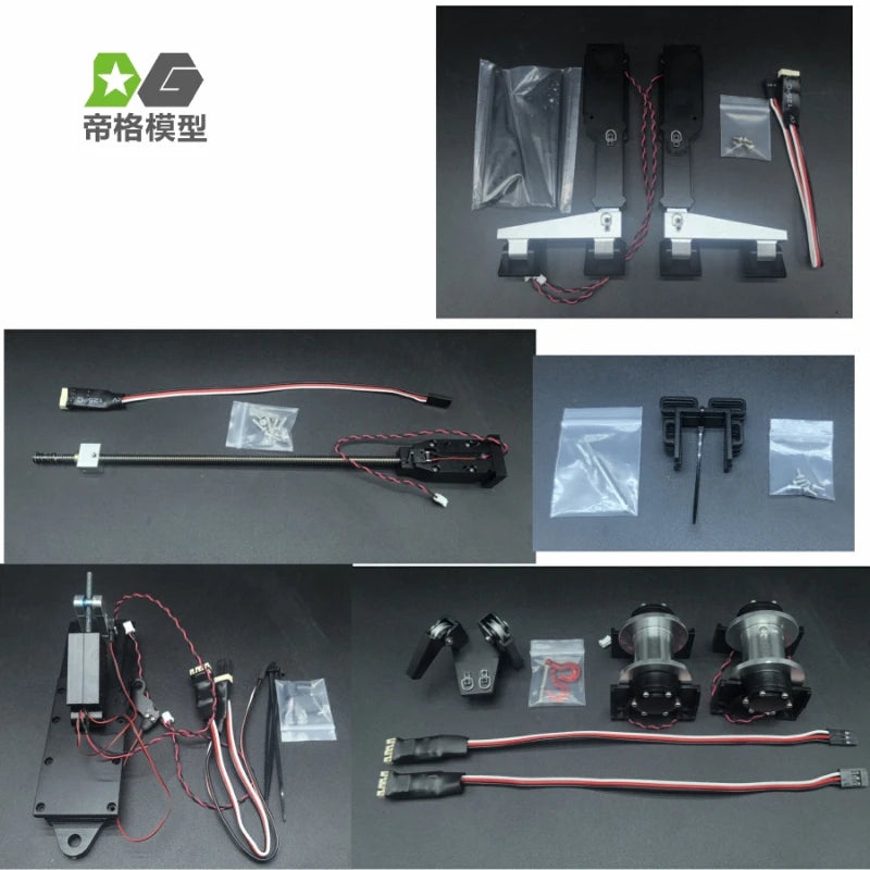 Tow Truck Modification Accessories for 1/14 Tamiya RC Truck 56362 Volvo FH16 750