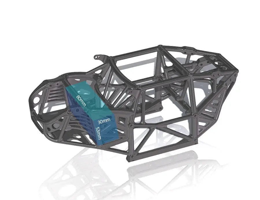 MAD Velociraptor Capra 1.9S Roll Cage Set for SCX10 1/10 Rc Climbing Vehicles