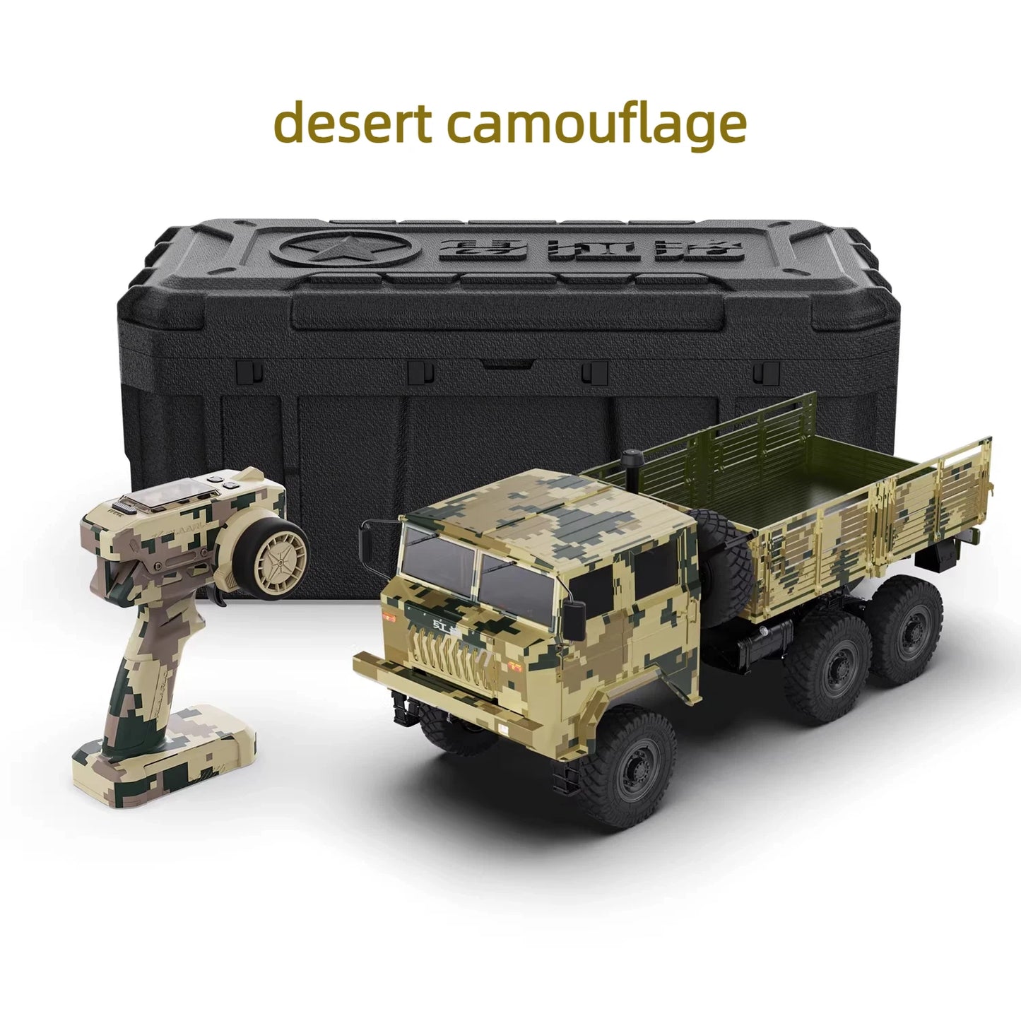 RLAARLO CQ261 1/10 6x6 RC BRUSHLESS Military Truck RTR