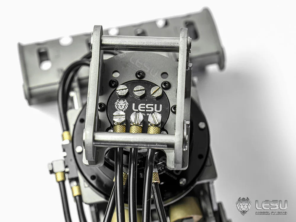 LESU 1/14 RC Hydraulic Engineering Full Metal Excavator AT-CO033-B Mechanical Claw