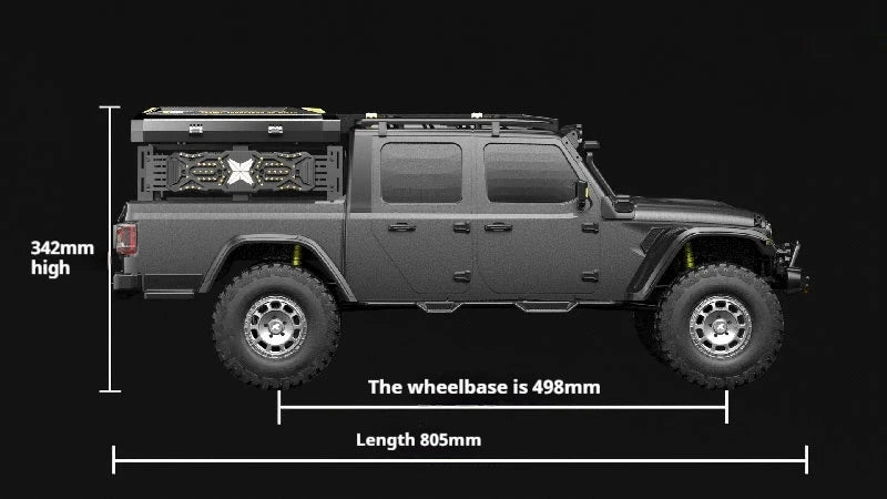 RLAARLO 1/7 Rc Jk07pro Brushless 4wd Remote Control Car RTR