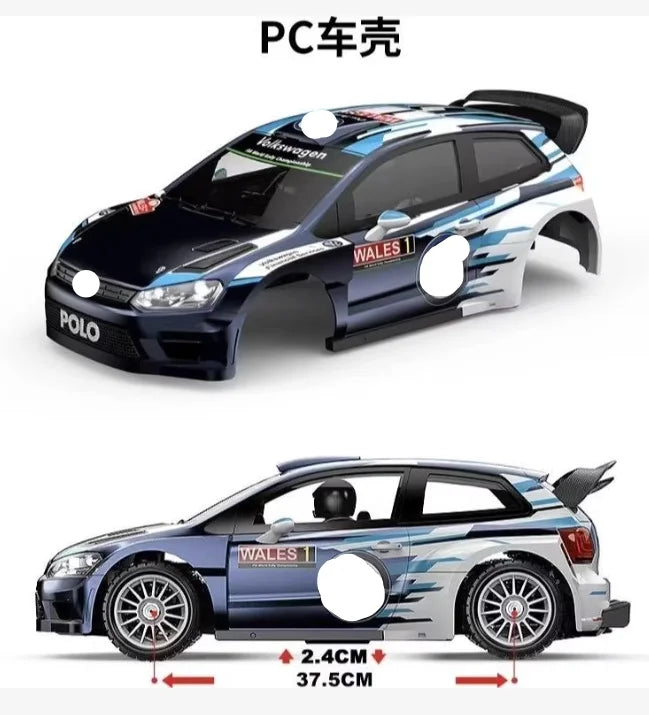 MJX 7304 7303 1/7 RC Rally Car Shell Assembly