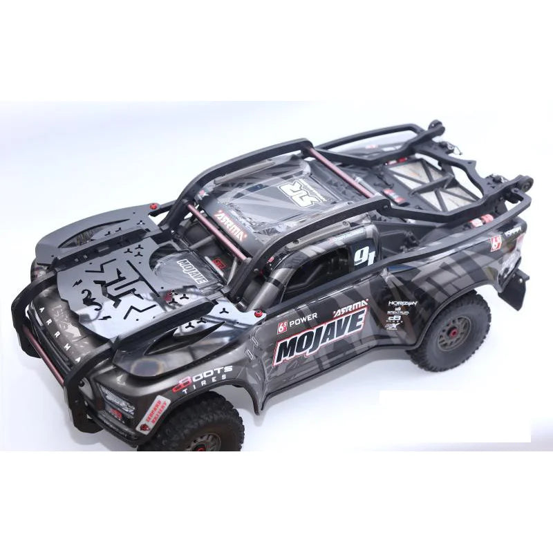 Assembly Roll Frame Shell Based Roll Cage and Wheelie Bar Set for 1/7 ARRMA RC MOJAVE 6S EXB Desert Truck Car