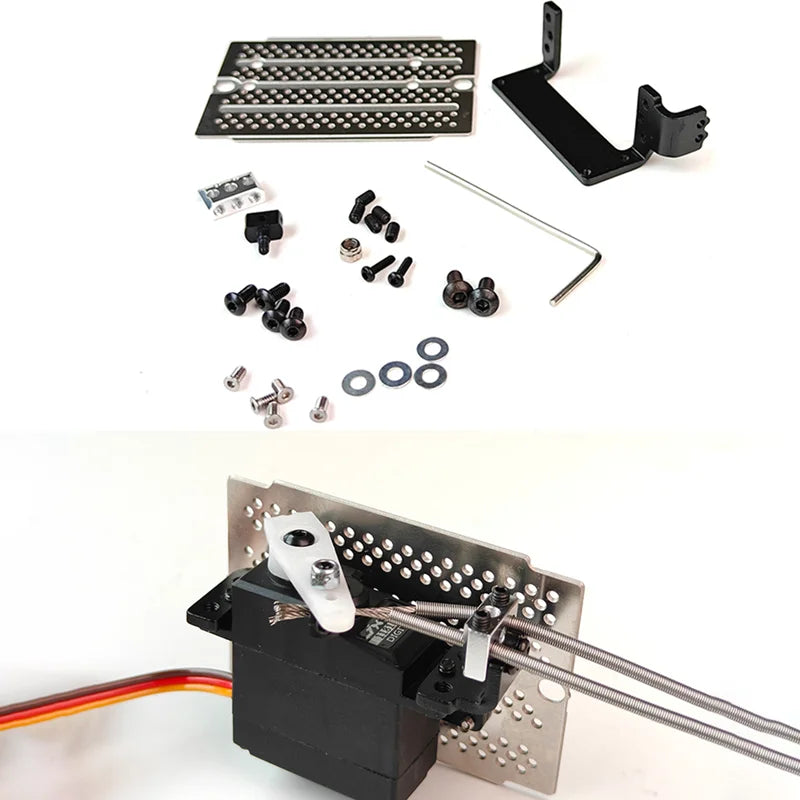 1/14 Metal Differential Lock Servo Mount  for Tamiya RC Truck SCANIA 770S R620 TOY DIY
