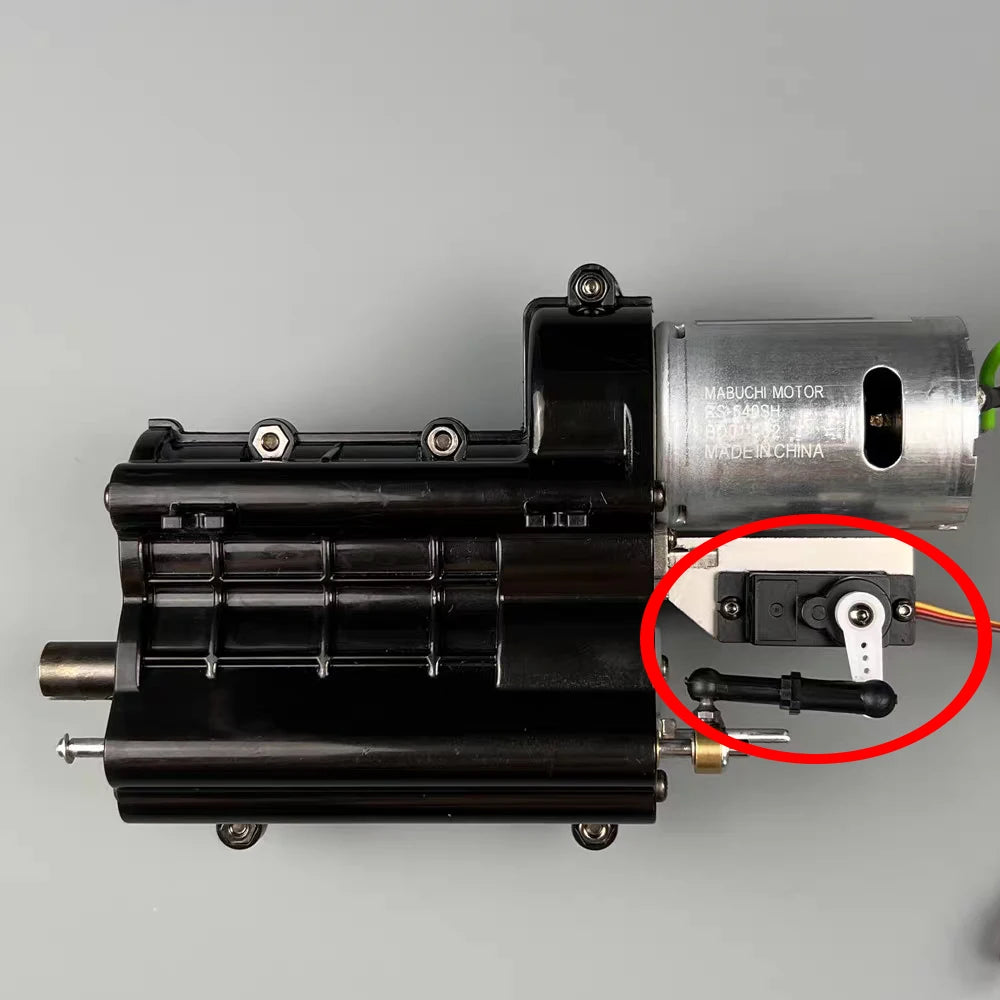 1/14 Tamiya GearBox Upgrade Metal Shift Bracket Plus with Servo BXZJ-TY-1