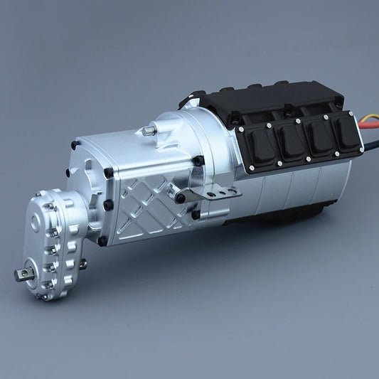 1/14 RC Truck Metal 2 Speed Gearbox with Transfer Case for Tamiya SCANIA 770S VOLVO 56360 FH16 ACTROS MAN TGX RC TRACTOR