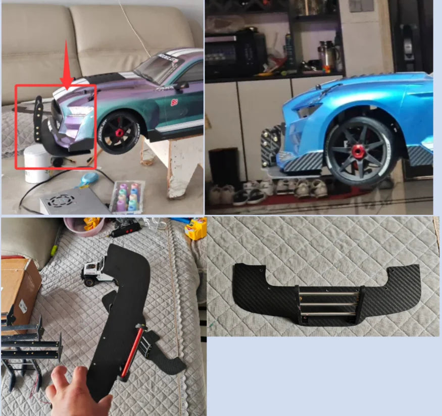 Front Bumper Rail Wing for  FSR GT 1/7 Model DT RC Car 3D PRINT OP PART