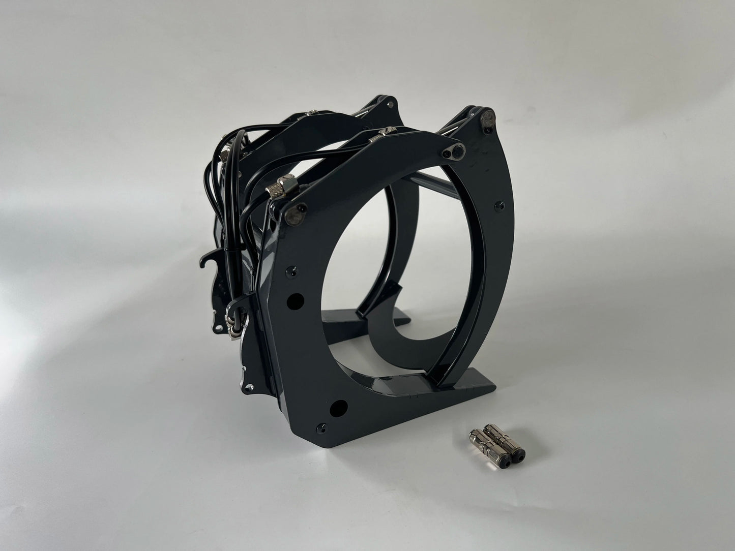 XDRC 1/13 580 Rc Hydraulic Loader Rock Bucket Flat Bucket Hydraulic Clamps Forks Op Parts