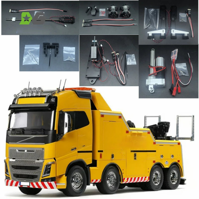 Tow Truck Modification Accessories for 1/14 Tamiya RC Truck 56362 Volvo FH16 750