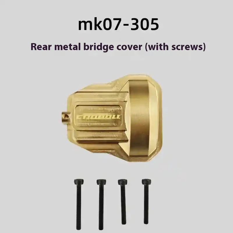 RLAARLO Mk07 Jk07pro Op Part Metal Accessories Armor Weight C Seat Steering Cup Bridge Cover Front Bar Differential Shell