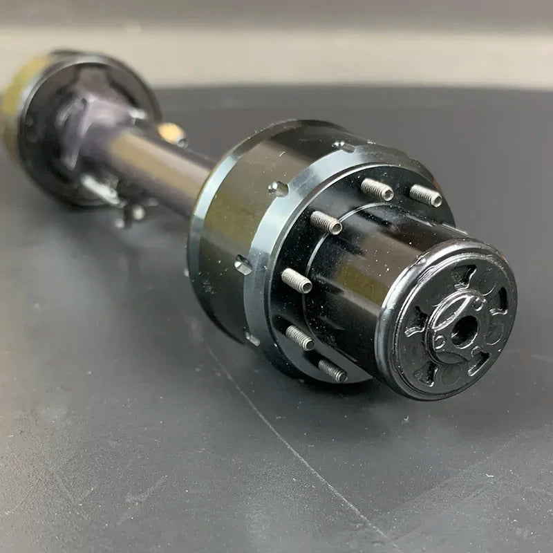 LXYRC 1/14 Metal Bearing Axle with Brake Function for Tamiya RC Truck