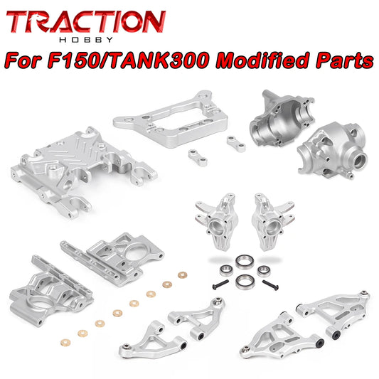 TRACTION HOBBY KM  Metal Swing Arm Base Chassis for TANK300 F150 1/8 RC CAR