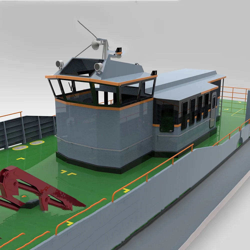 3D Printing Dual-body Operation Remote Control Boat kit 88cm length
