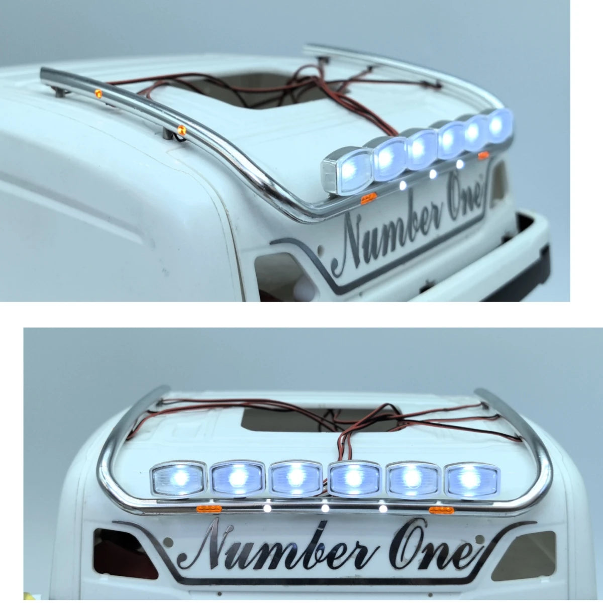 LED Roof Light Voltage 3V for 1/14 Tamiya RC Truck Scania 770s 56371 Volvo 56360 Toy