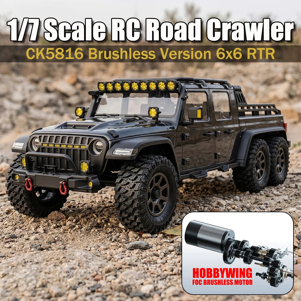 CKMX 1/7 CK5816 Brushless RC CAR 6x6 RTR