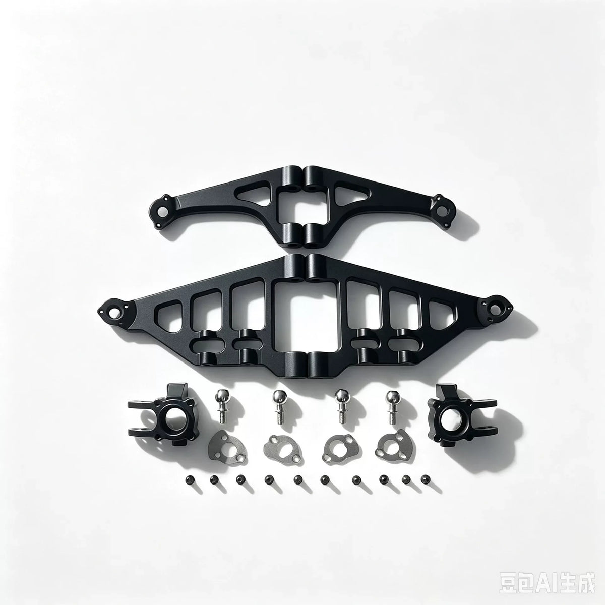 Aluminum Alloy Front Rear Control Arms for TRACTION HOBBY KM RAM 1500 TRX 1/8 RC Crawler  OP PART