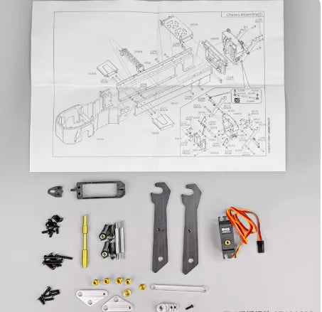 CROSSRC 1/8 RC Tractor TL4  Iron Bull Front Recovery Component CS-97401685