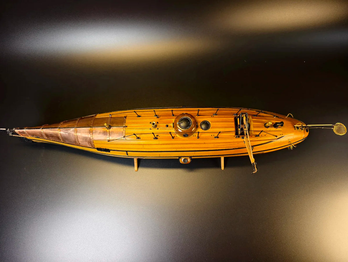 1/28 ICTINEO Generation 2 Submarine Wooden Mmodel Building Kit