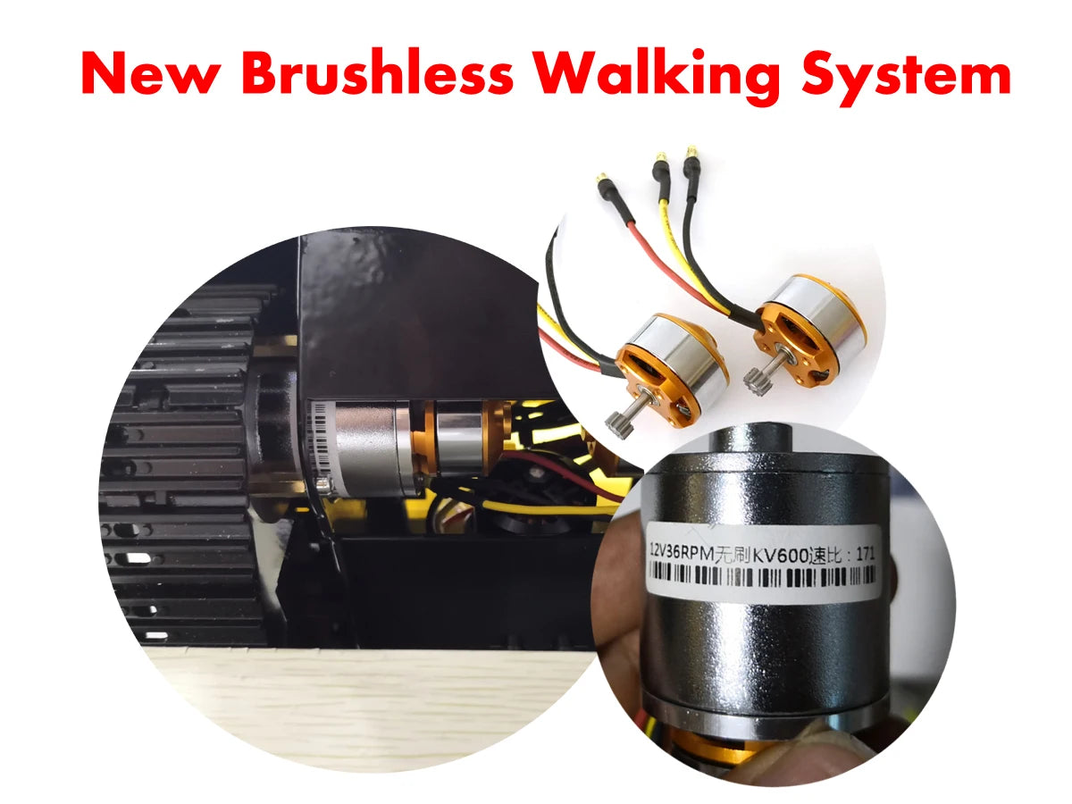 1/12 Metal Remote Control Brushless Hydraulic Engineering Vehicle RTR