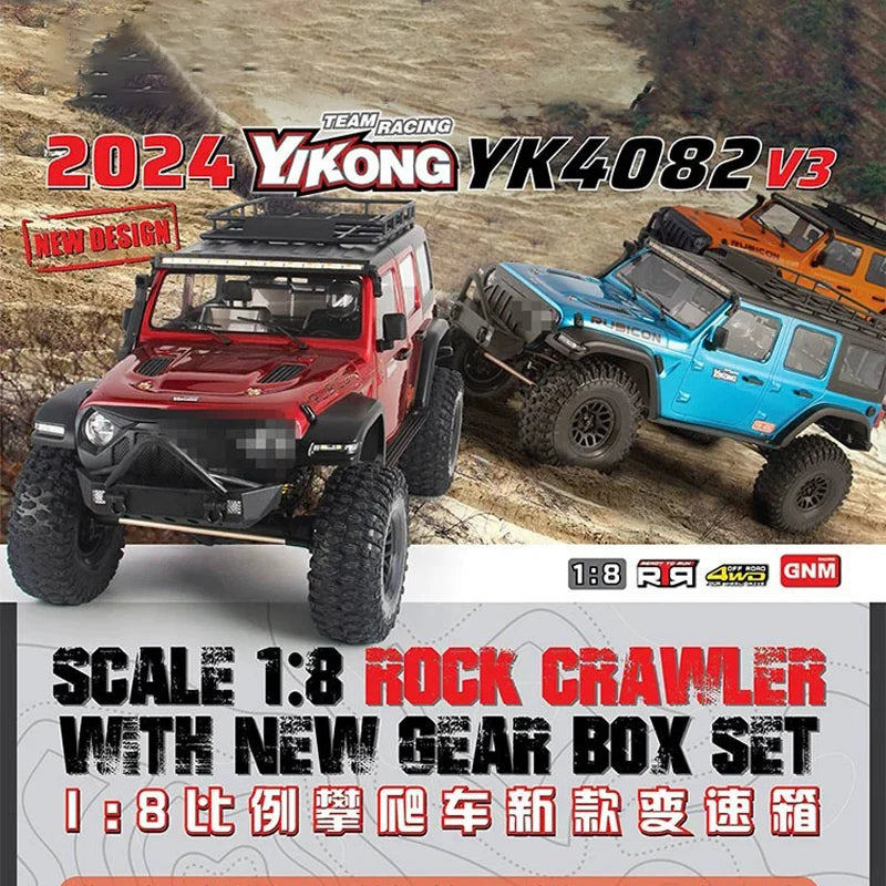 YIKONG Yk4082 V3 1/8 Brushless 4WD Rc Car RTR