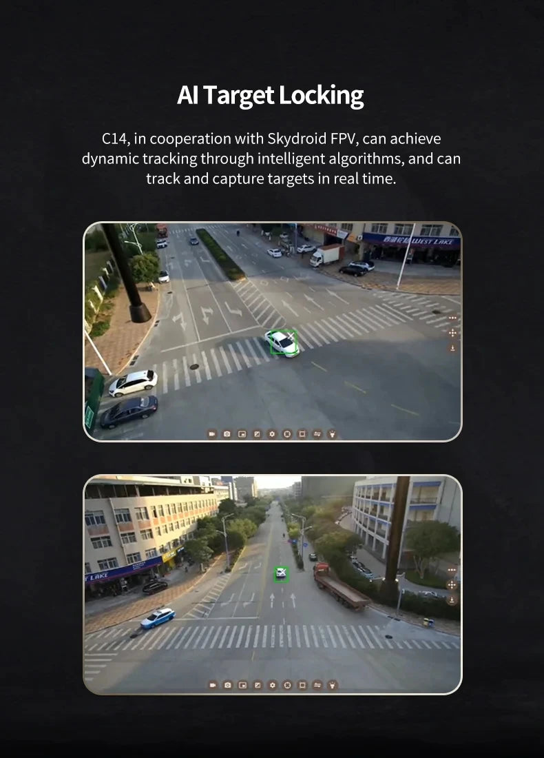 Skydroid C14 High-resolution Thermal Imaging Camera with Laser Ranging and Three-axis Stabilization