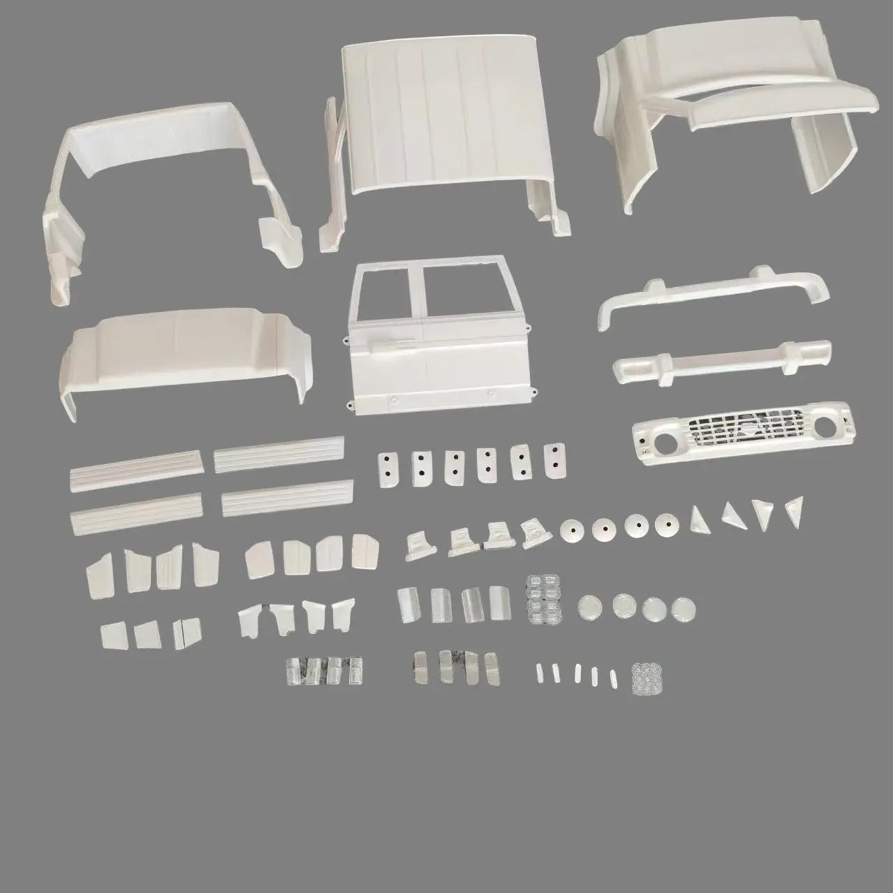 3d Print Y60 3 Doors Shell  for 313/324 WHEELBASE SCX10 TRX4 NT4 Crossrc 1/10 Rc Car Diy
