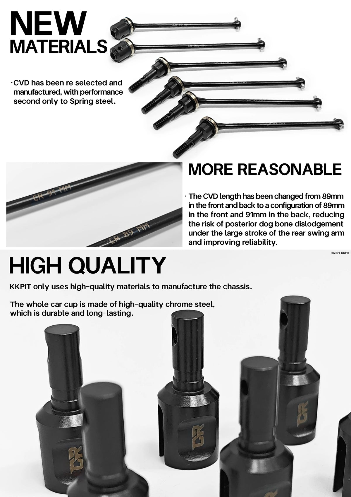 KKPIT 1/8 KONE SP LBE L-BUGGY Electric RC Buggy 330mm Wheelbase KIT