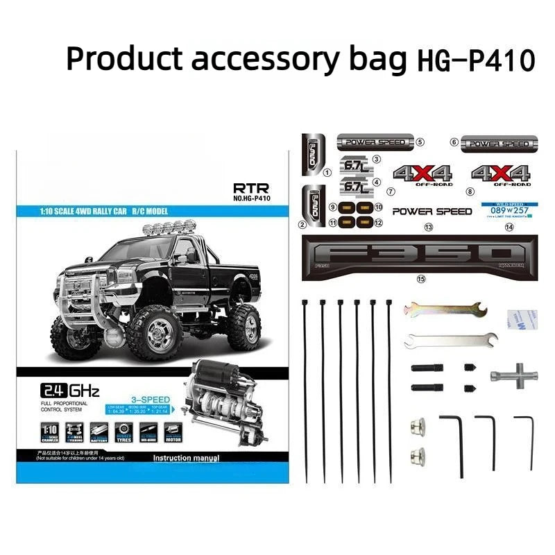 1/10 HG P410 4WD Remote Control Car RTR