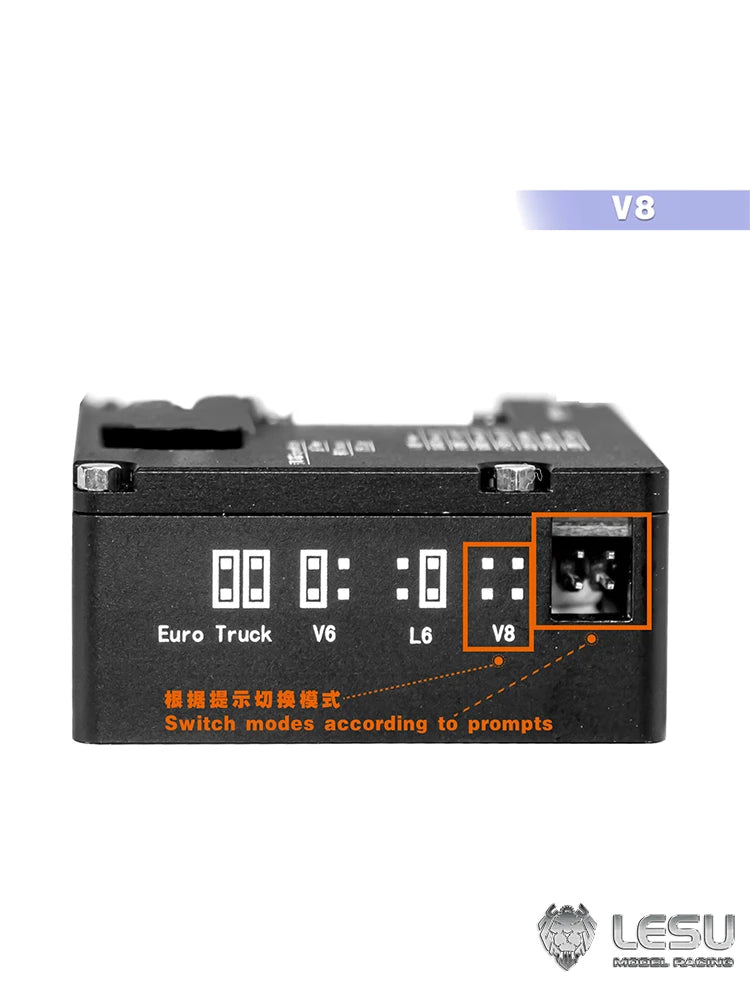 LESU Integrated Light Group Sound Group Assembly CNC Shell for 1/14 Tamiya Rc Truck DIY EL-007