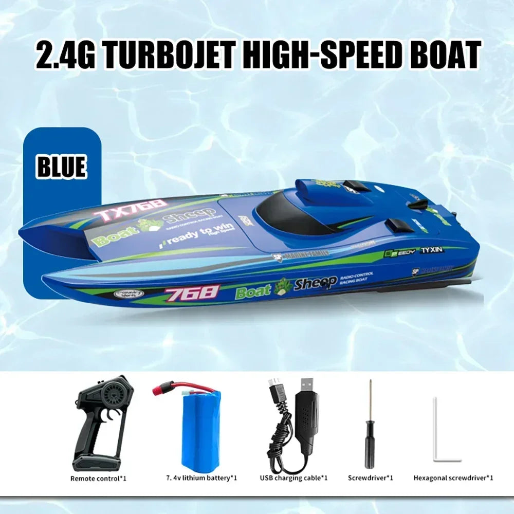TX768 Vortex Jet  Brushless Remote Control Racing Speedboat 30km/h RTR